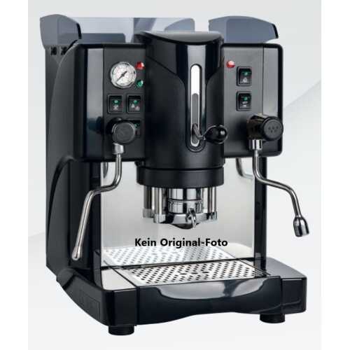 a: Jessica 1 - Schwarz-Edelstahl - 1 Kaffeegruppe + Heisswasser + Dampf - 1-Literboiler - Spinel