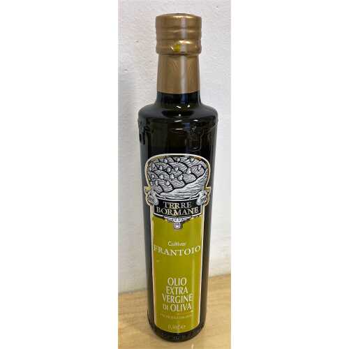 Frantoio - Extra Natives Olivenöl - 0,5 Liter - Oliven-Öl - Terre Bormane - MHD 02-12-2022