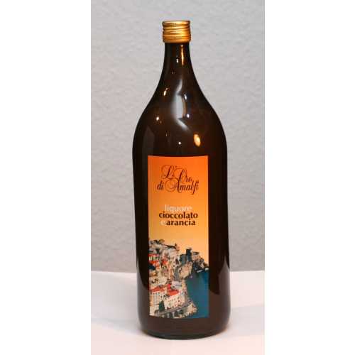 Schokoladenlikör mit Orange - Cioccolato e Arancia - 2,0 Liter - 18 vol. - Flasche: Magnum - LOro di Amalfi