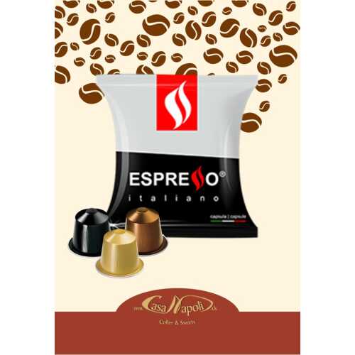 Classica - Armonioso - 50% Arabica und 50% Robusta - kompatible Kaffeekapseln für Nespresso® - Maschinen - 100 Stück - MHD 30-08-2023