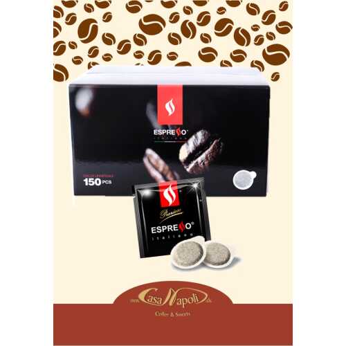 Precious - Prezioso - 80% Arabica und 20% Robusta - Cialde - ESE Pods - 150 Stück - Espresso Caffe - MHD 30-04-2024