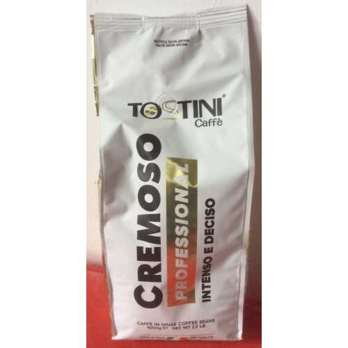 Cremoso - Kaffee in Bohnen - 1 Kilogramm - Tostini - MHD - 13-10-2024