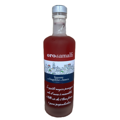 Wildbeeren Likör aus Amalfi - Fragoline di Bosco - 0,5 Liter - 30 vol. - Flasche: Downtown saturiert - LOro di Amalfi