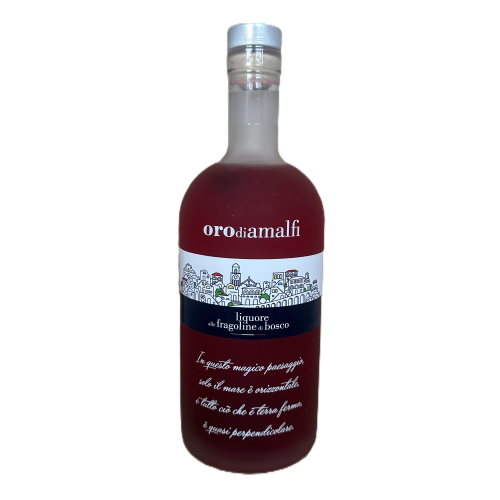 Wildbeeren Likör aus Amalfi - Fragoline di bosco - 1,0 Liter - 30 vol. - Flasche: Downtown saturiert - LOro di Amalfi