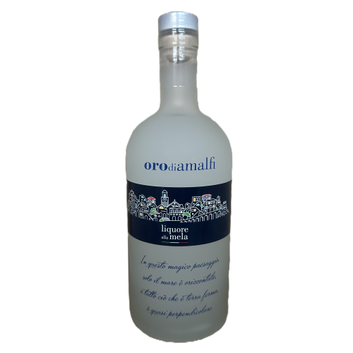 Annurca Apfellikör - Mela Annurca - 1,0 Liter - 25 vol. - Flasche: Downtown saturiert - LOro di Amalfi