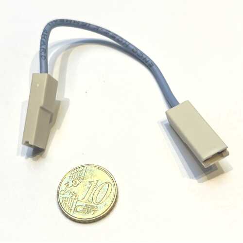 Spinel ESE - Graues Verlängerungskabel 1 * 1,0 - Länge 13 cm