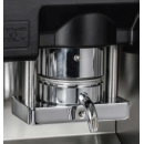 My Cube - Schwarz-Edelstahl satiniert - 2 Kaffeegruppen + Dampf - Spinel