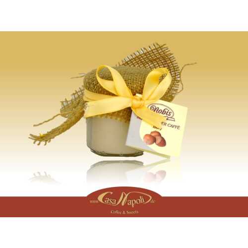 Weiße Schokolade zur Espresso-Veredelung - Ivory - 300 gr - Glas - Nobis Nocciola