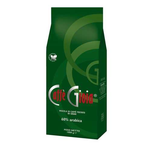 Verde 60% Arabica - Ökologische Röstung - Kaffee in Bohnen - 1,0 Kilogramm - Caffe Gioia