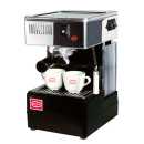 Modell 0810 - Edelstahl-Schwarz - Kaffee + Heisswasser + Dampf - Einkreis - Quick Mill