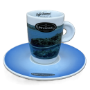 Jamaica Blue Mountain - Espresso Tasse mit Unterteller - Universal Caffe