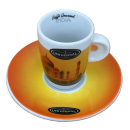 India Plantation Mysore - Espresso Tasse mit Unterteller - Universal Caffe