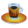 India Plantation Mysore - Espresso Tasse mit Unterteller - Universal Caffe