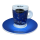 Haiti Blue Pine Forrest - Espresso Tasse mit Unterteller - Universal Caffe