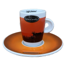 Kenya AA Top - Espresso Tasse mit Unterteller - Universal Caffe