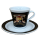 Caffe Royal: Espresso Tasse mit Unterteller von Universal - Universal Caffe