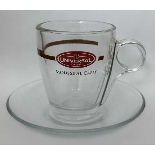 Mousse al Caffe Glas mit Unterteller von Universal - Universal Caffe