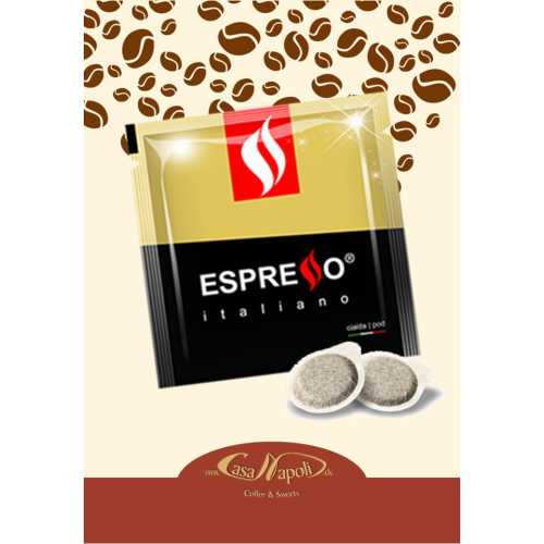 Gold (Oro) - Delizioso - 60% Arabica und 40% Robusta - Cialde - Pads - 150 Stück - Espresso Caffe