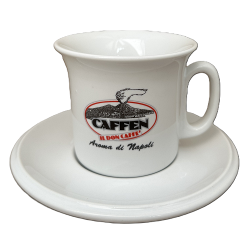 Kaffee Becher mit Unterteller von Caffen
