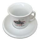 Kaffee Becher mit Unterteller von Caffen
